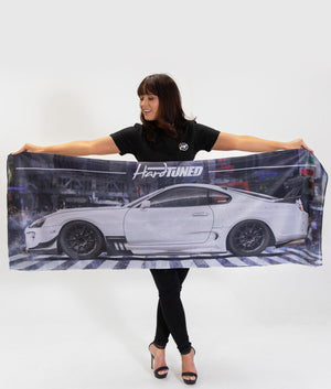 Toyota Supra MKIV Workshop Flag - Hardtuned